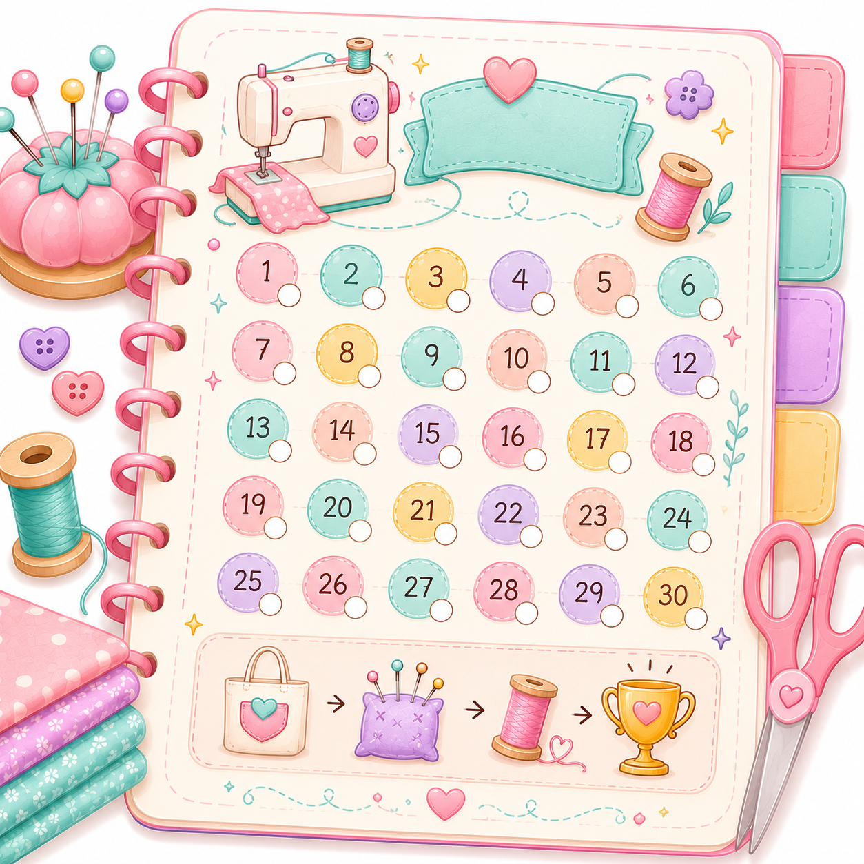 30-Day Beginner Sewing Challenge