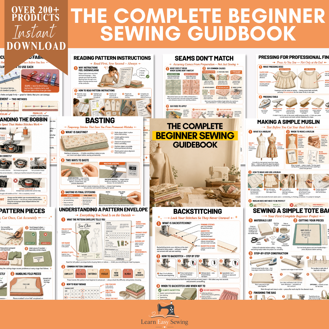 The Complete Beginner Sewing Guidebook